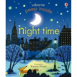 Carte "Peep inside Night-Time", 3 ani+, Usborne