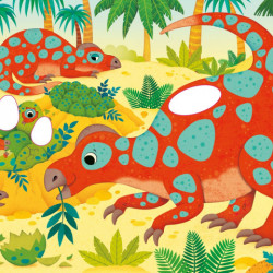 Carte sonora Dinosaur Sounds, Usborne, 3+