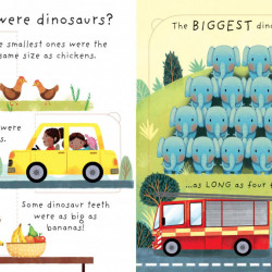 Lift-the-flap Very First Questions and Answers Are Dinosaurs Real? Katie Daynes, Usborne, 3+