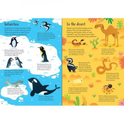 Puzzle Animals of the world book and jigsaw, Usborne