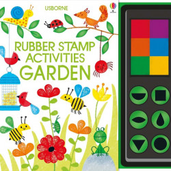 Rubber stamp activities garden