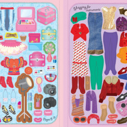 Sticker Dolly Dressing Popstars Lucy Bowman, Usborne, 5+