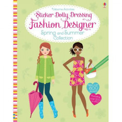 Carte de activitati "Fashion designer Spring and Summer collection" , 7 ani+, Usborne
