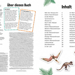 Carte in limba germana cu stickere, Sticker-Lexikon, Dinosaurier, dK, 4+