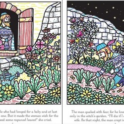 Carte magica de pictat doar cu apa, Rapunzel magic paint, usborne