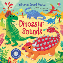 Carte sonora Dinosaur Sounds, Usborne, 3+