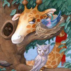 Girafa se muta!