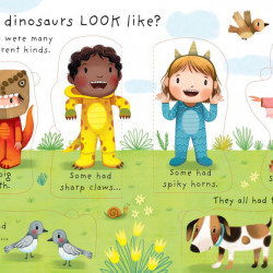 Lift-the-flap Very First Questions and Answers Are Dinosaurs Real? Katie Daynes, Usborne, 3+