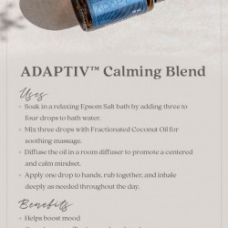 Amestec de Uleiuri Esentiale Adaptiv Calming Blend, pentru calmare, linistire, echilibru, 15 ml, DoTerra