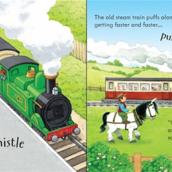 Poppy and Sam's Noisy train, Usborne
