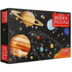 Set Puzzle "The solar system book and jigsaw", 6 ani+, Usborne