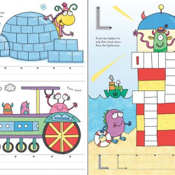 Carte cu marker de tip "scrie si sterge", Wipe-clean capital letters, Usborne