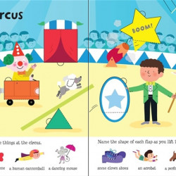 Carte cu multe clapete pentru copii curiosi, lift the flap shapes