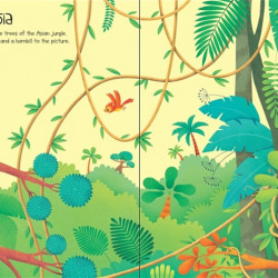 Carte cu stickere/abțibilduri first sticker book jungle