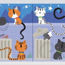 Carte pentru bebelusi isteti, Baby's Very first fingertrail playbook cats and dogs, usborne
