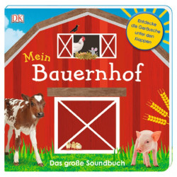 Carte sonora in limba germana cu clapete, Ferma mea, Mein Bauernhof, DK, 2+