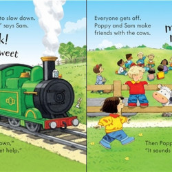Poppy and Sam's Noisy train, Usborne