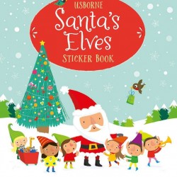Santa's elves Christmas sticker book, Usborne