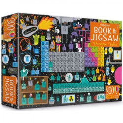 Set Puzzle "Periodic table picture book and jigsaw" de Sam Smith, 7 ani+, Usborne