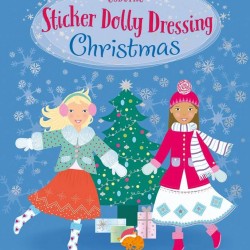 Sticker dolly dressing christmas