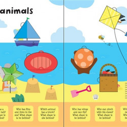Carte cu multe clapete pentru copii curiosi, lift the flap shapes