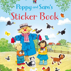 Carte cu stickere, Poppy and Sam's sticker book, usborne