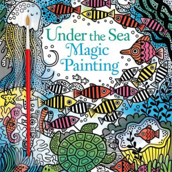Carte de pictat doar cu apa, Under the sea magic painting book