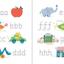 Carte de tip scrie și șterge la nesfârșit Little wipe-clean alphabet