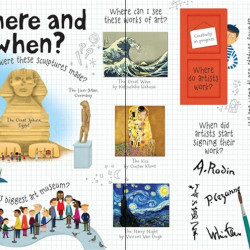 Lift-the-flap questions and answers about art