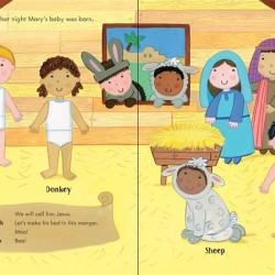 Little first stickers Nativity Play