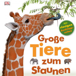 Carte in limba germana, cu animale uriase, Große Tiere zum Staunen, 4+, dK