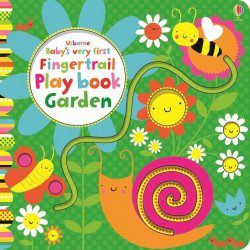 Carte senzorială, Baby’s very first garden playbook fingertrail, usborne