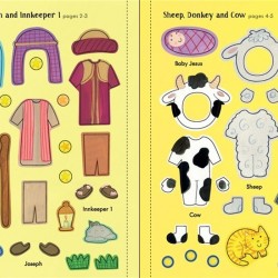 Little first stickers Nativity Play