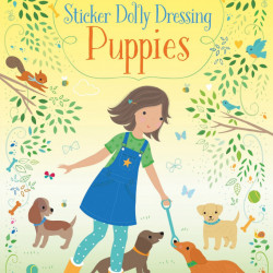 Little Sticker Dolly Dressing Puppies, Usborne, 3+