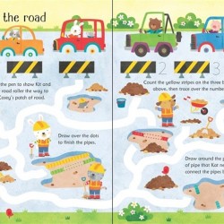 Wipe-clean building site activities
