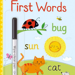 Carte de tip scrie și șterge la nesfârșit, Little wipe-clean first words