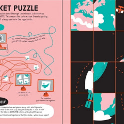 Carte "Technology scribble book", cu coperta tare de Alice James, 7 ani+, Usborne