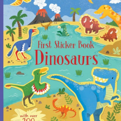 Dinosaurs, first sticker book, usborne