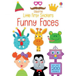 Funny faces sticker book