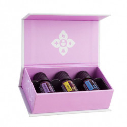 Pachet inteligent : difuzor Petal 2 aromaterapie + kit introductory, doterra, pentru discomfort sezonier, calmare, purificare, respiratie
