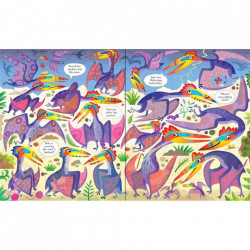 Set Puzzle "Dinosaurs puzzle book and jigsaw" de Sam Smith, 5 ani+, Usborne