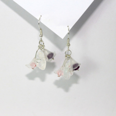 cercei handmade floricele koketa bijuterii