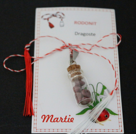 pandantiv martisor rodonit