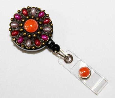 Accesoriu ecuson cu mandala colormix