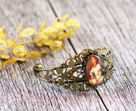 Bratara vintage - "Pretty lady"