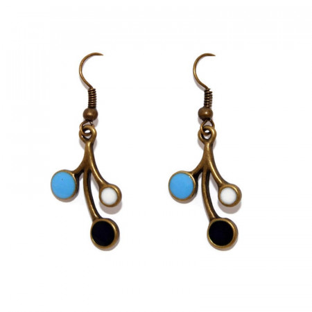 Cercei bronz "Cer senin"