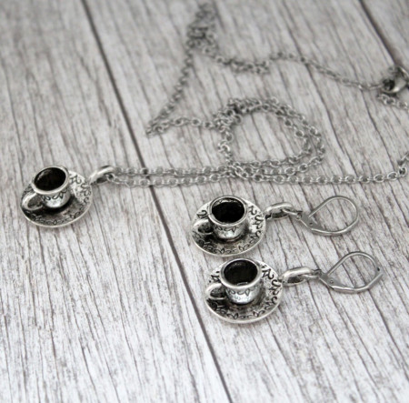 Set bijuterii "Cescute de cafea"