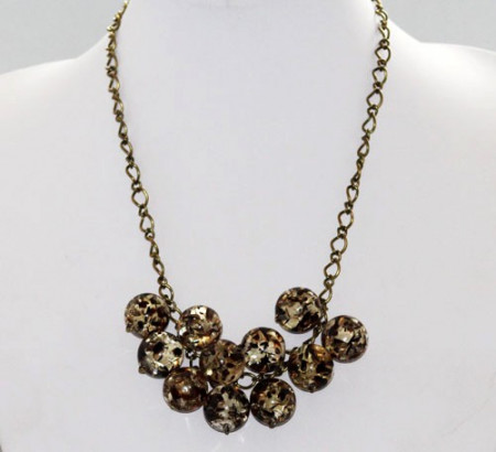 Colier " Gold balls"