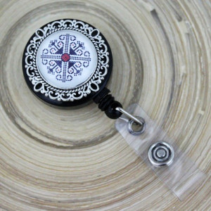 Accesoriu ecuson, motiv traditional - M1