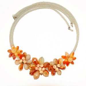 Colier "Statement flower"